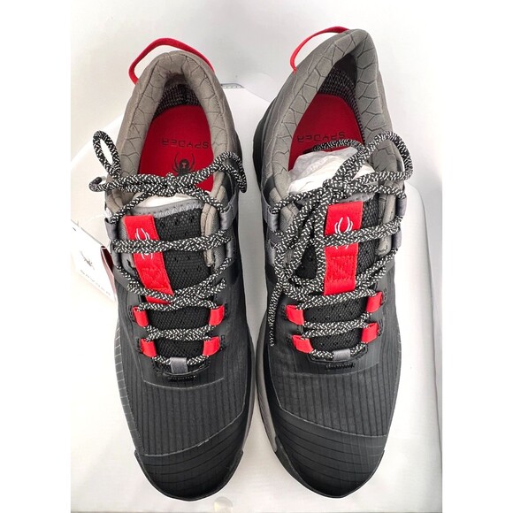 NIB Spyder Blackburn Men’s 11.5 M Waterproof Hiking Shoes Black Red Outdoorsman main image 9